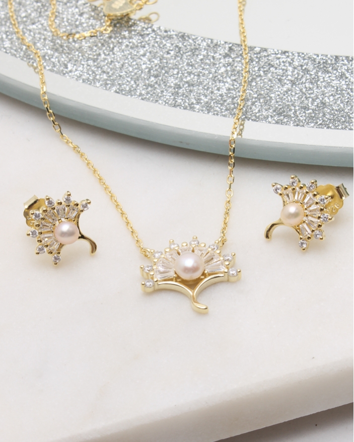 Set argint floare cod 3-50882, gr4.3