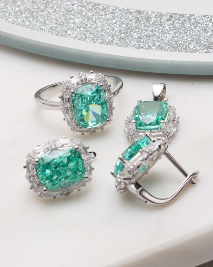 Set argint si cubic zirconia cod 3-50899, gr13.9