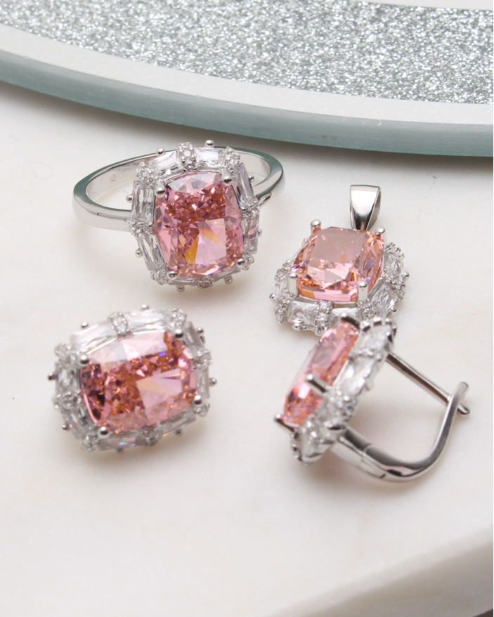 Set argint si cubic zirconia cod 3-50900, gr14.2