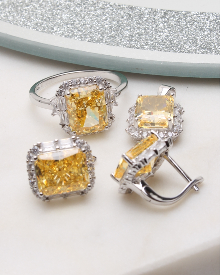 Set argint si cubic zirconia cod 3-50901, gr13.6
