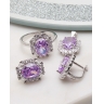 Set argint si cubic zirconia cod 3-50905, gr14.1
