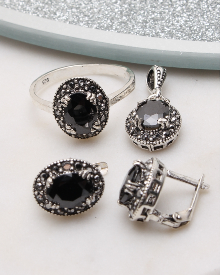Set argint cu marcasite cod 3-51031, gr7.7