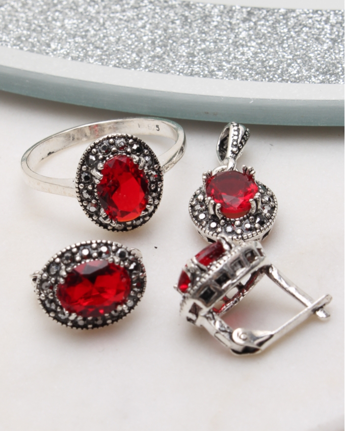 Set argint cu marcasite cod 3-51033, gr6.7
