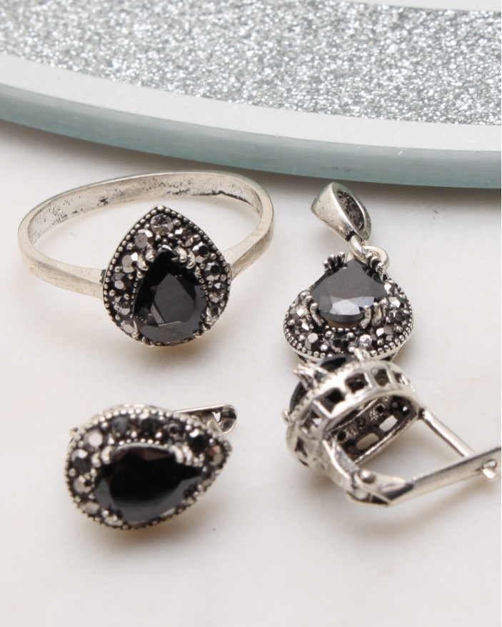 Set argint cu marcasite cod 3-51034, gr7.5