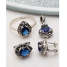 Set argint cu marcasite cod 3-51035, gr6.5