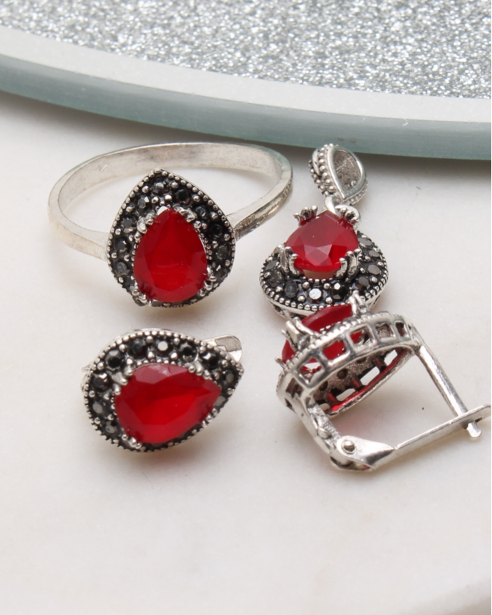 Set argint cu marcasite cod 3-51037, gr6.5