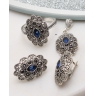 Set argint cu marcasite cod 3-51043, gr9.6