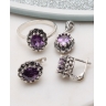 Set argint cu marcasite cod 3-51045, gr8.6