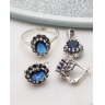 Set argint cu marcasite cod 3-51046, gr7.7