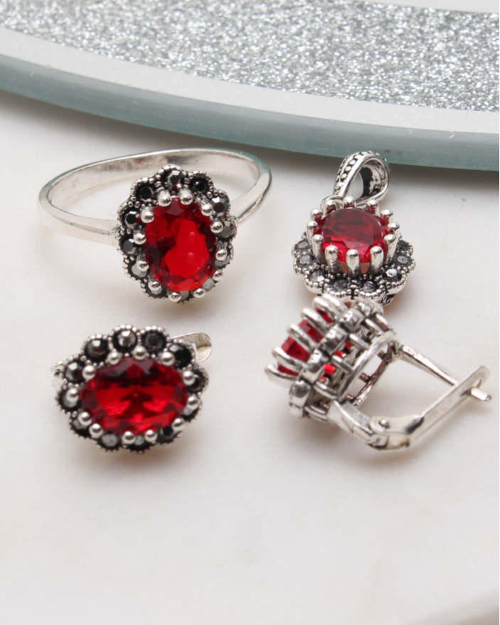 Set argint cu marcasite cod 3-51048, gr7.5