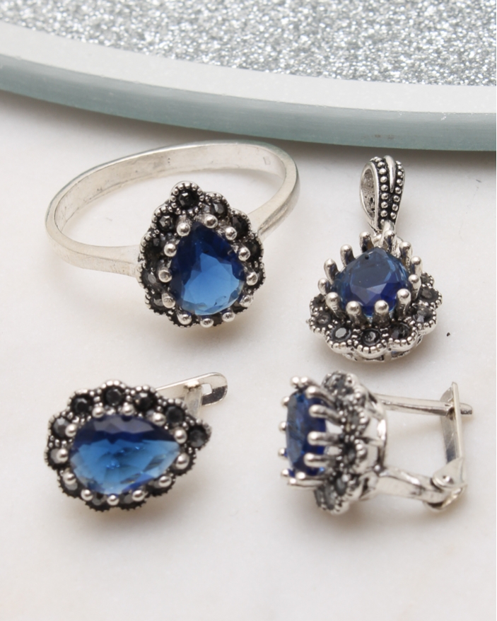 Set argint cu marcasite cod 3-51049, gr7.1