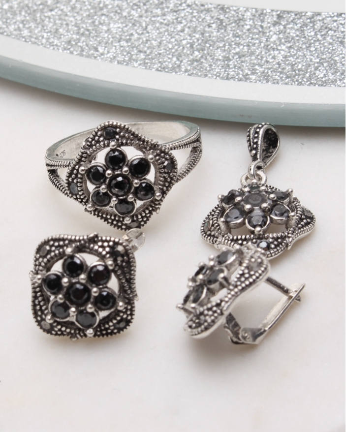 Set argint cu marcasite cod 3-51050, gr10.2