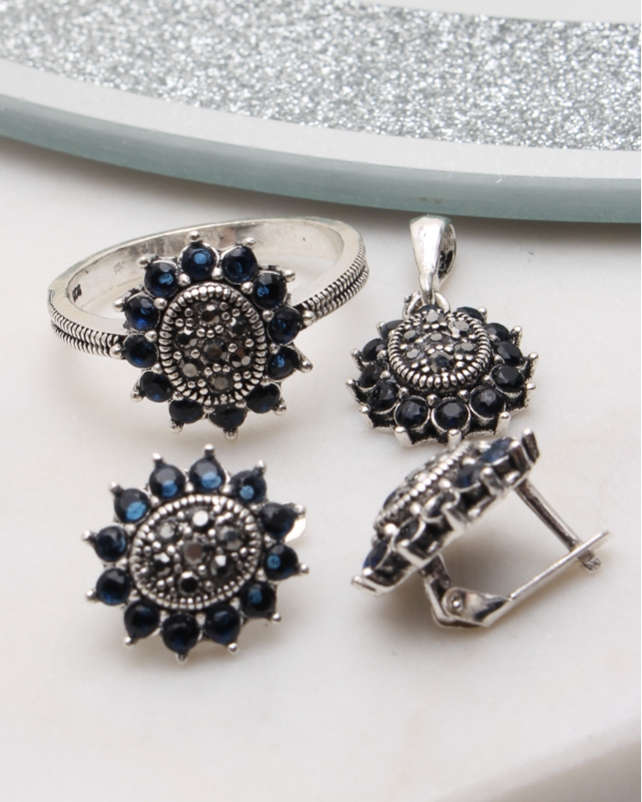 Set argint cu marcasite cod 3-51054, gr9.6