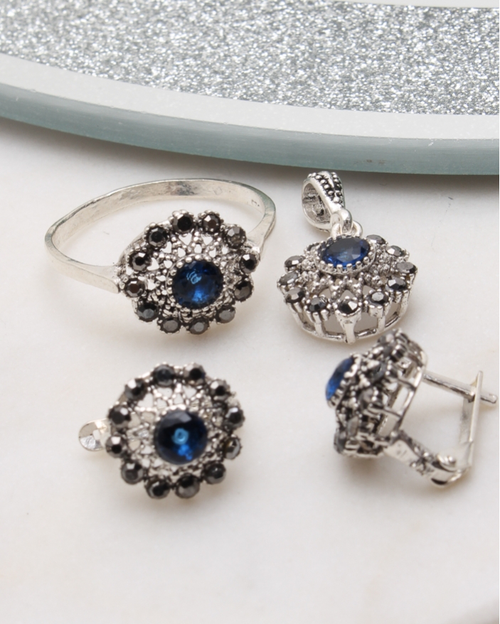 Set argint cu marcasite cod 3-51058, gr5.8