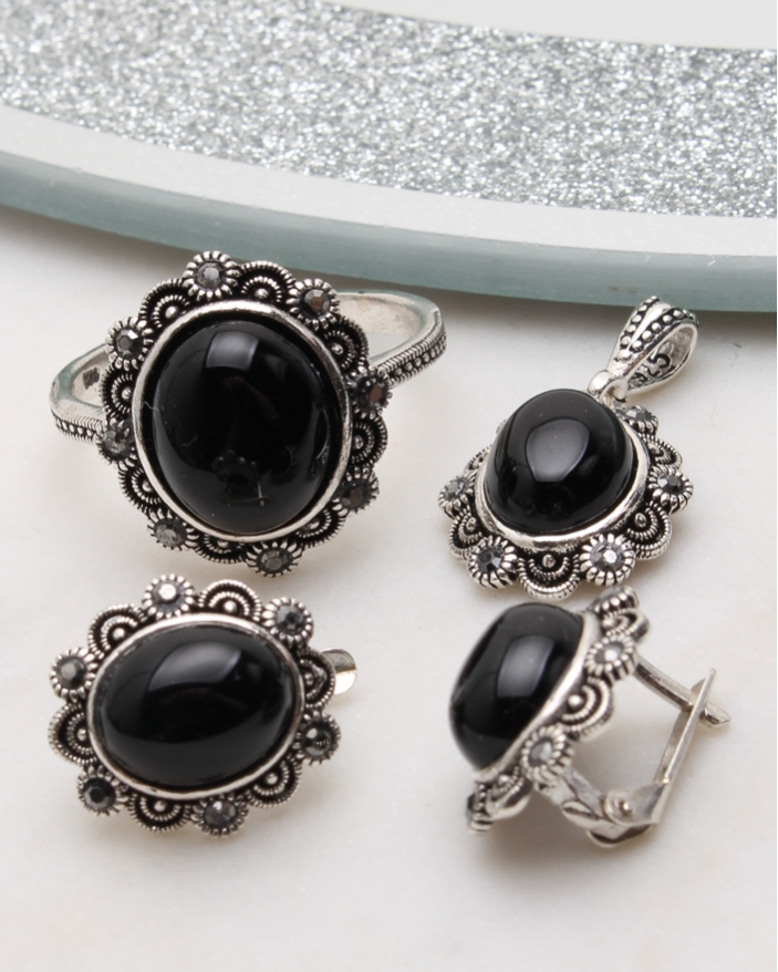 Set argint cu marcasite cod 3-51064, gr10.5