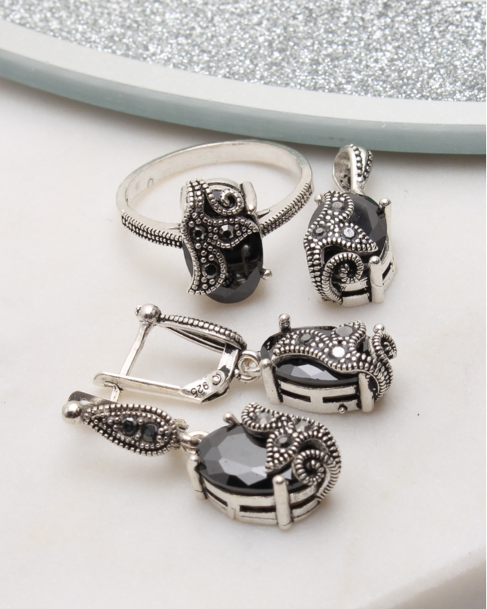 Set argint cu marcasite cod 3-51067, gr12.9