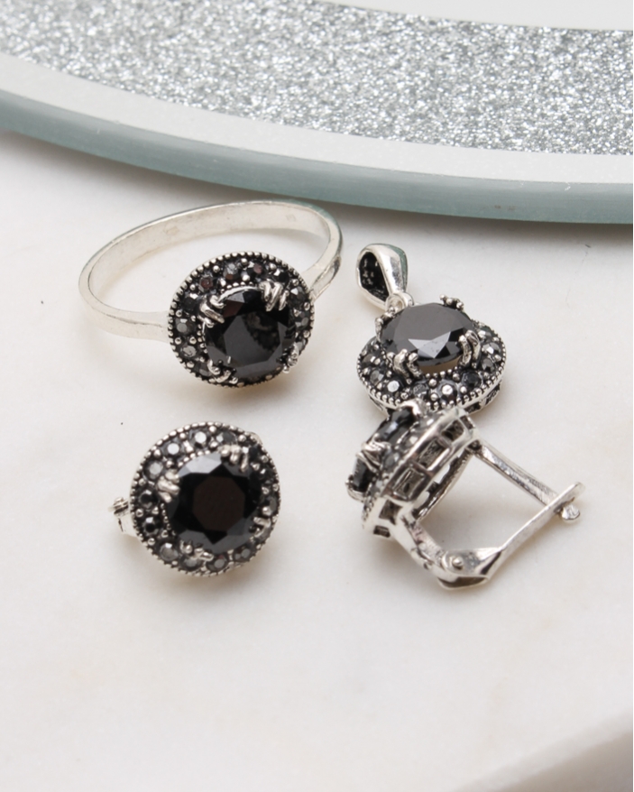 Set argint cu marcasite cod 3-51068, gr7.6