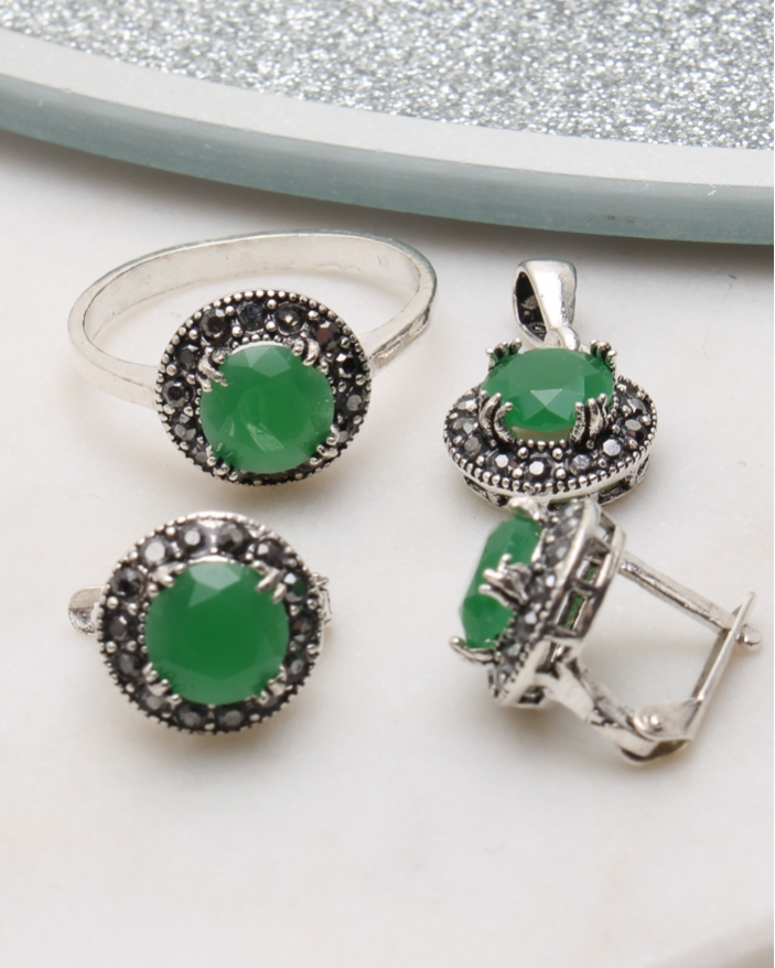 Set argint cu marcasite cod 3-51070, gr6.7