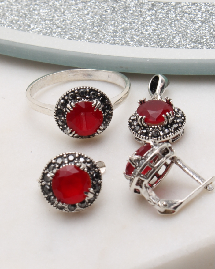 Set argint cu marcasite cod 3-51071, gr6.8