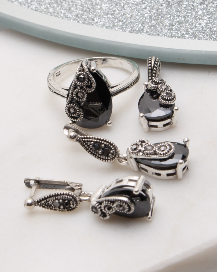 Set argint cu marcasite cod 3-51073, gr13.2