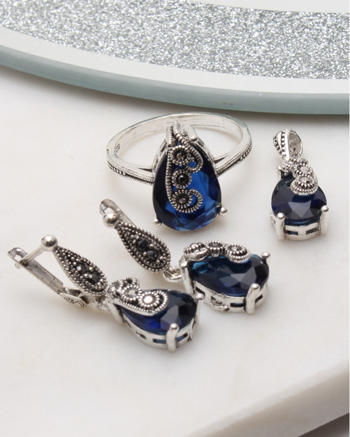Set argint cu marcasite cod 3-51074, gr10.5