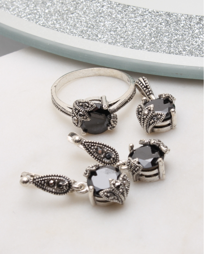 Set argint cu marcasite cod 3-51077, gr10.5