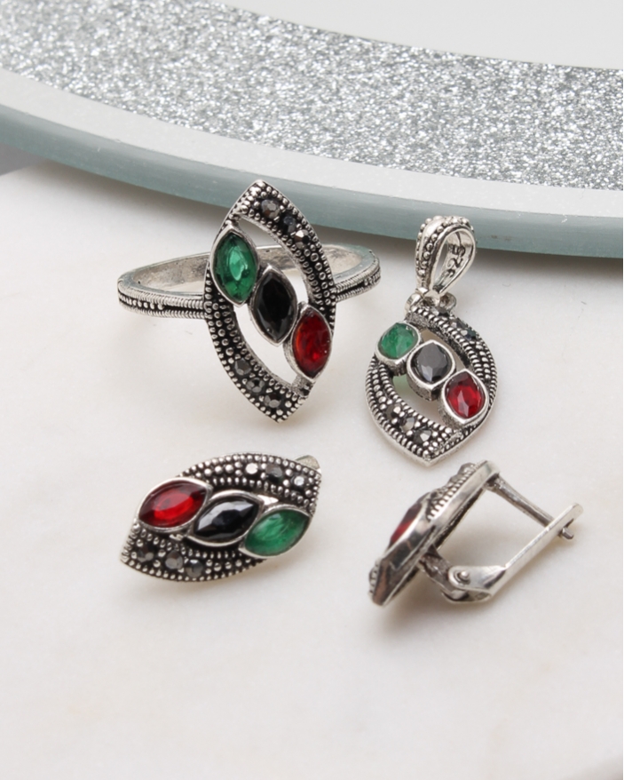 Set argint cu marcasite cod 3-51081, gr7.5