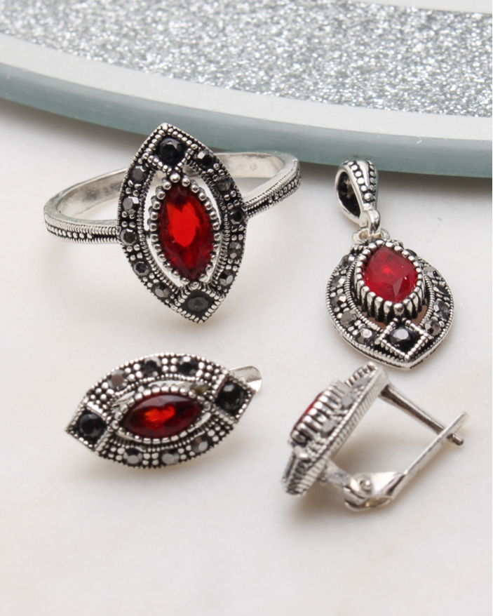 Set argint cu marcasite cod 3-51083, gr8