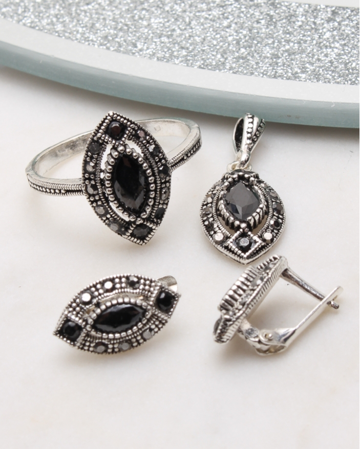 Set argint cu marcasite cod 3-51085, gr8.1