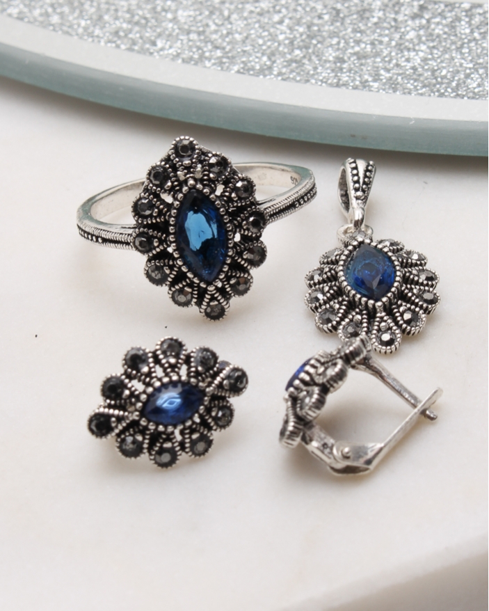 Set argint cu marcasite cod 3-51098, gr7