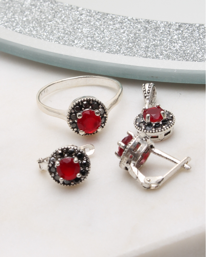 Set argint cu marcasite cod 3-51104, gr6.7