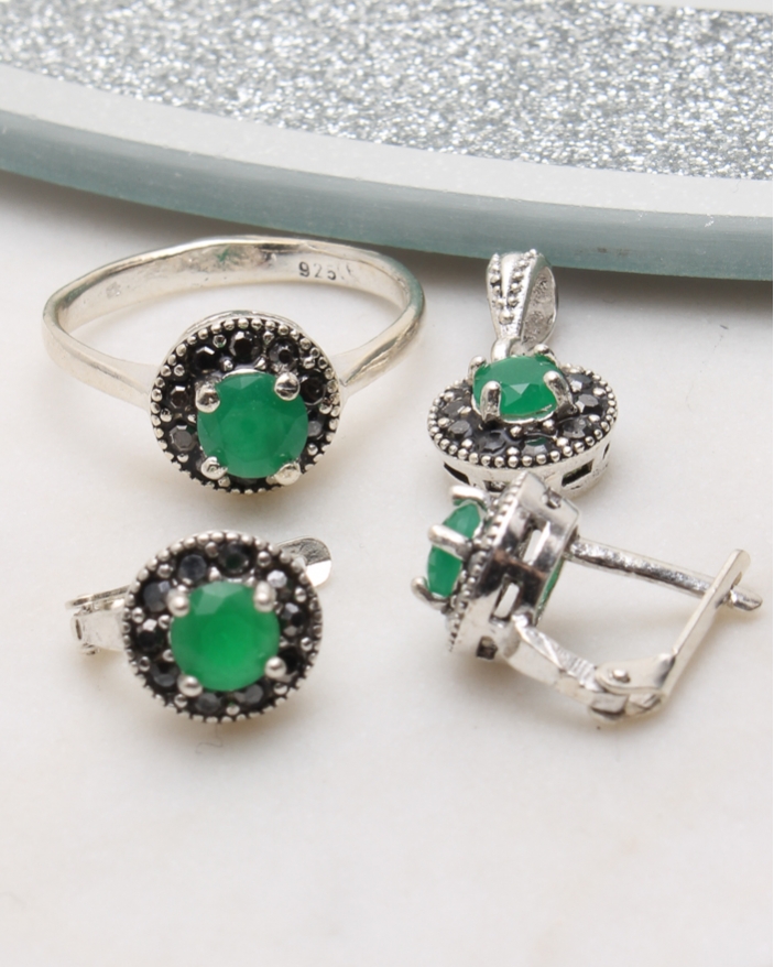 Set argint cu marcasite cod 3-51106, gr6.6