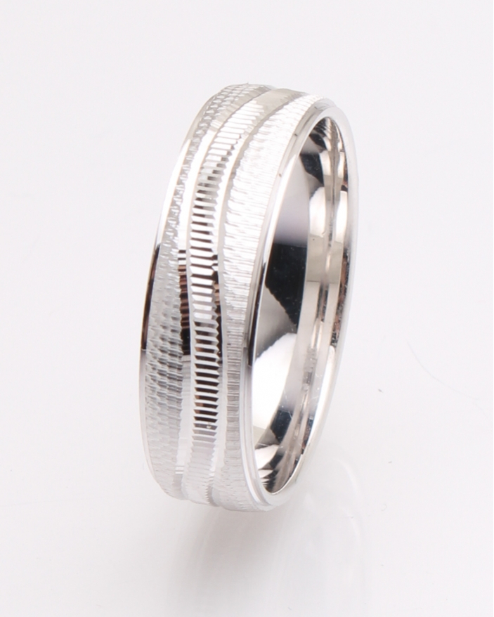 Inel argint rodiat cu model cod 1-25925, gr4.7